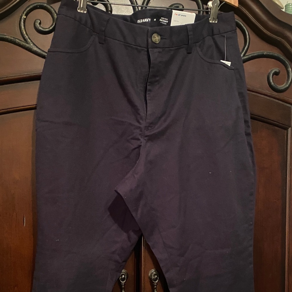 Old Navy Women's Skinny Pants - Dark Blue